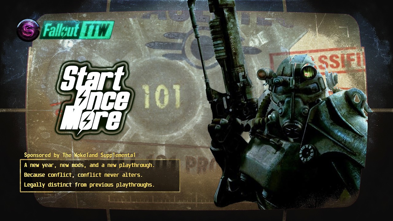 Salamand3r Streams - Fallout 3 / New Vegas / Tale of Two Wastelands - Starting Over