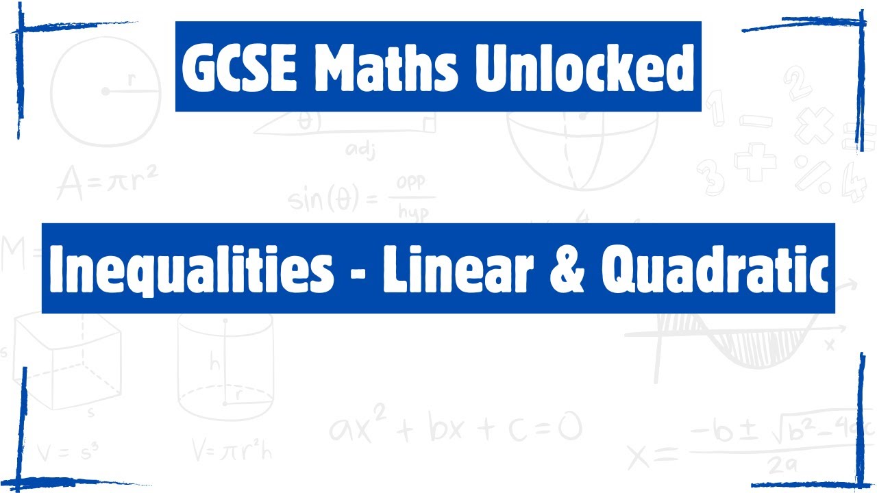 Algebra - Inequalities
