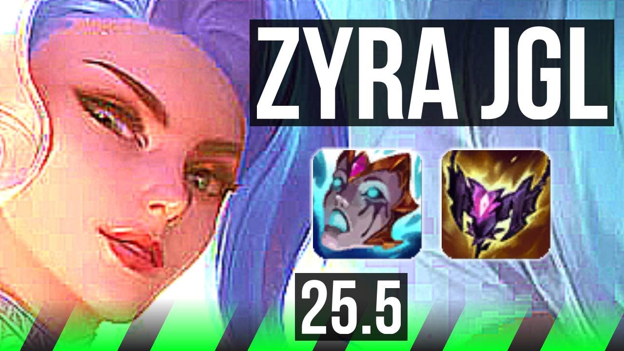 ZYRA vs DARIUS (JGL) | 7/0/12, Godlike | EUW Master | 25.5
