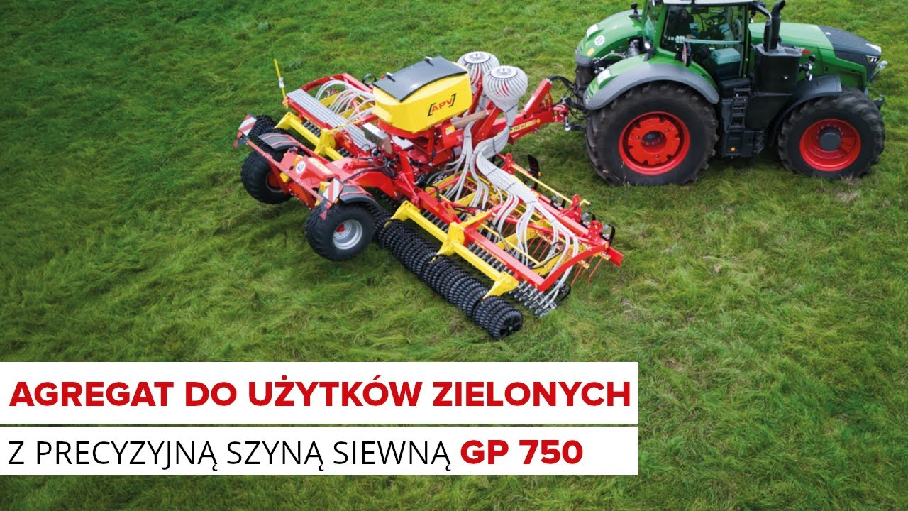 Agregat APV GP 750 M1 - Lepsza pielęgnacja użytków zielonych