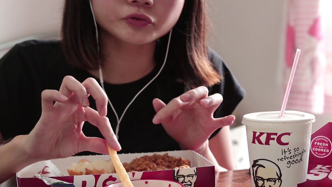 [ASMR] Crunchy KFC Chicken+ Tender Boneless Chicken+ Fries  (Crunchy Eating Sounds)