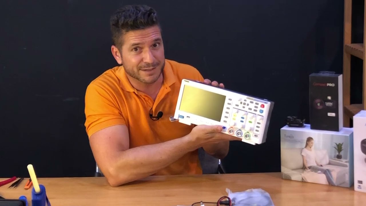 El MEJOR OSCILOSCOPIO para TU TALLER 2021, 2 canal y generador de funcion. AMAZON PRIME FNIRSI-1014D