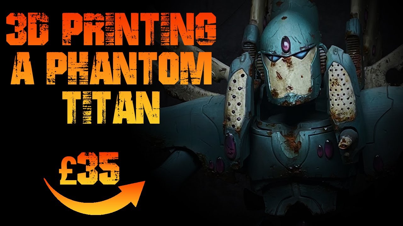 Как я напечатал на 3D-принтере и покрасил титана Warhammer Eldar Aeldari Phantom — Grimdark Craft...