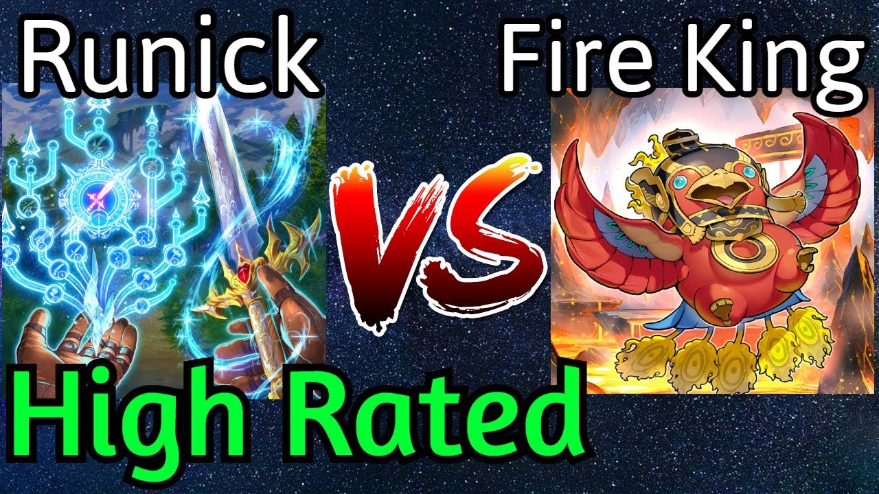 Runick Stun Vs Fire King Snake-Eye High Rated DB Yu-Gi-Oh!