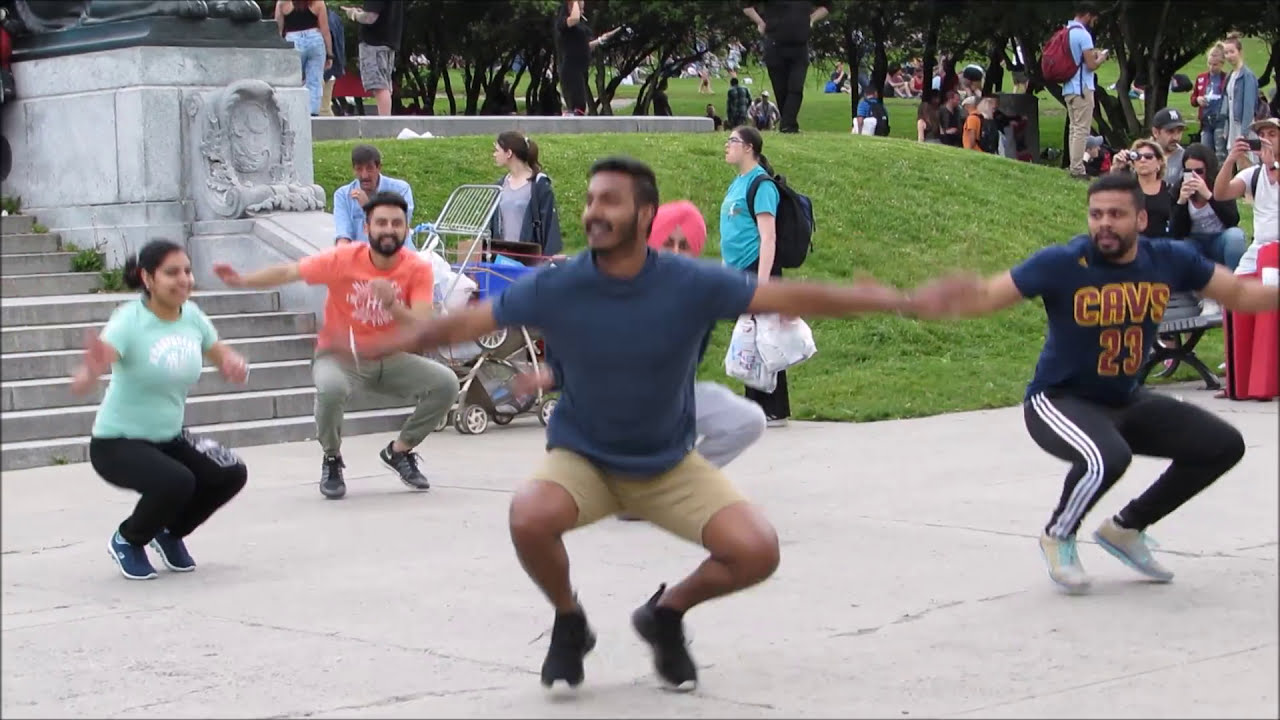 Bhangra Flash Mob | Tam Tams | Montreal | CANADA