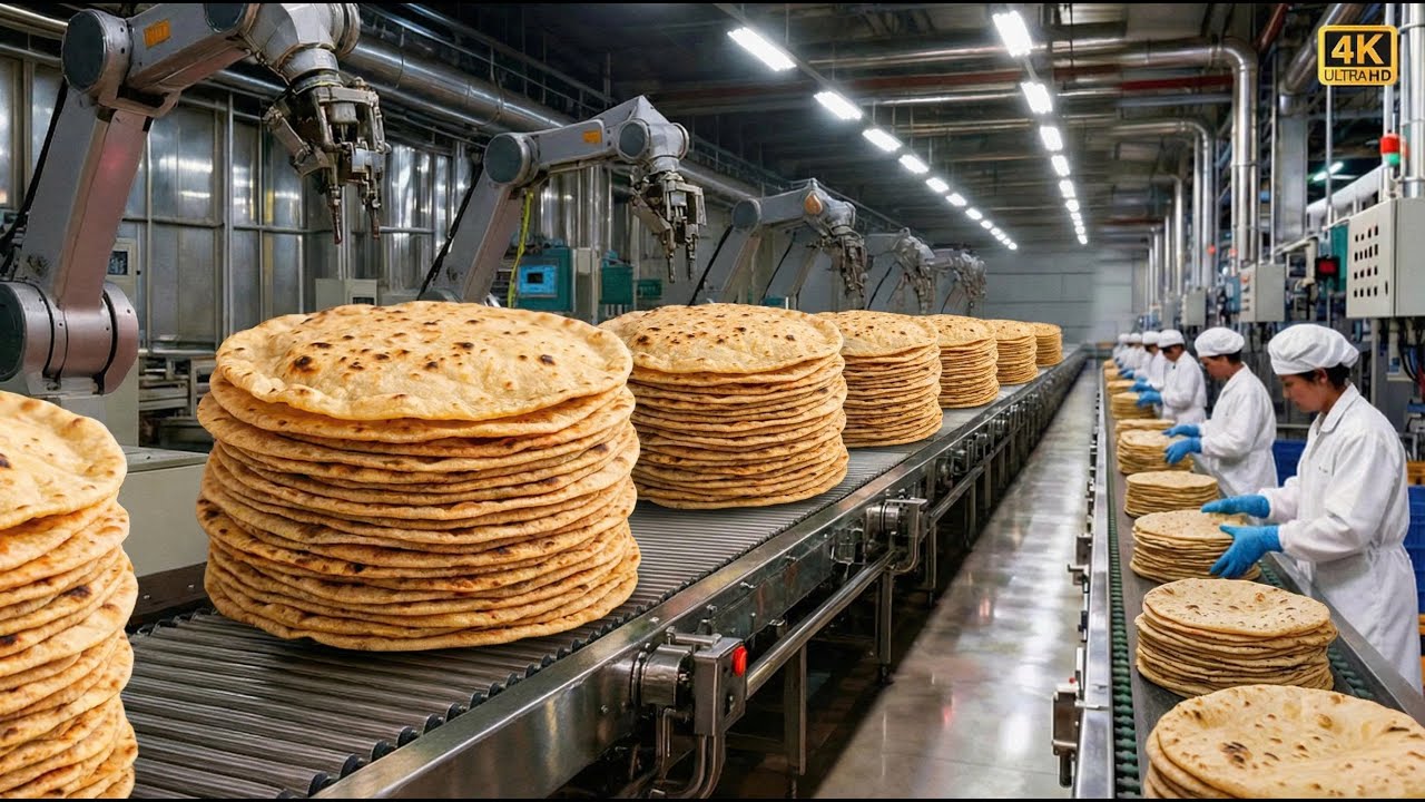 Inside a Modern Chapati Factory &ndash; The Journey of India&rsquo;s Iconic Flatbread