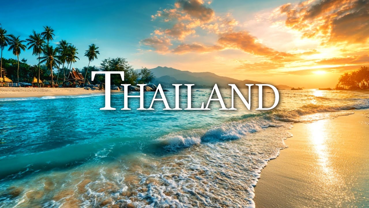 Thailand Serenity - 4K Scenic Relaxation with Tropical Ambience #thailand #relaxingmusic