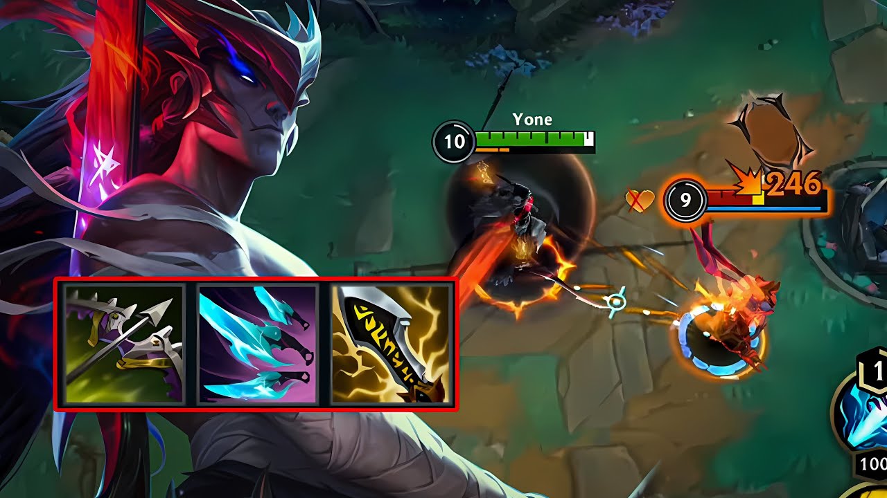 NEW SEASON YONE JUNGLE IS UNKILLABLE INSANE COMBOS BEST BUILD WILD RIFT