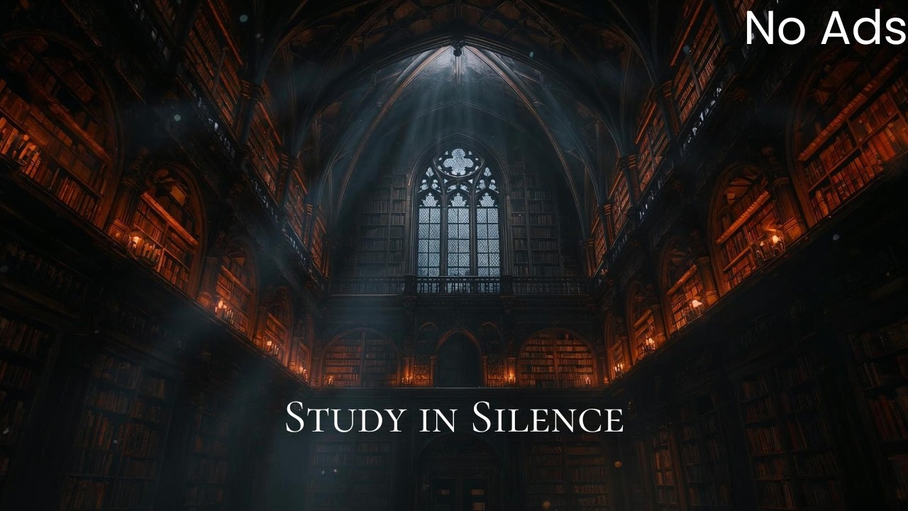 🕯️ Forgotten Library of Shadows | Dark Academia Ambience 📚🌫
