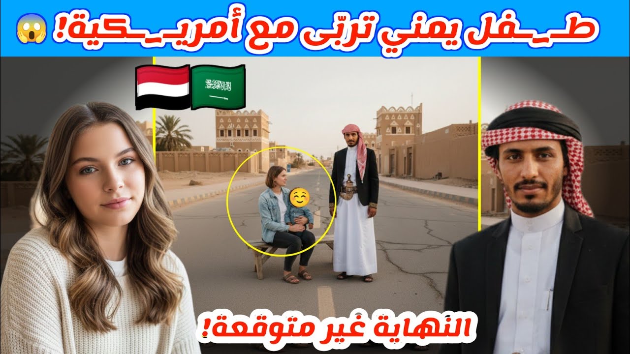 طـ ـفل يمني تربّى مع أمريـ ـكية… وما حدث بعدها أربـ ـك الخليج 😱
