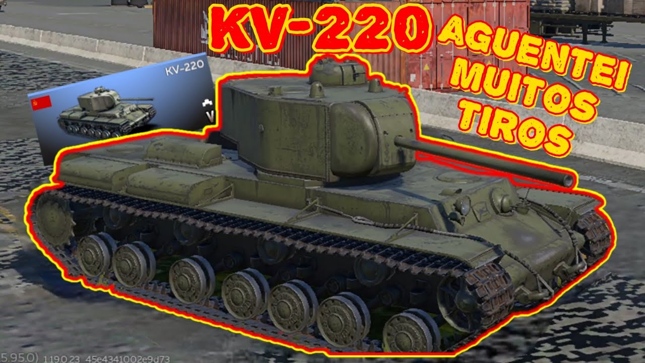 KV-220 - Essa torre dele é muito resistente em WAR THUNDER MOBILE 