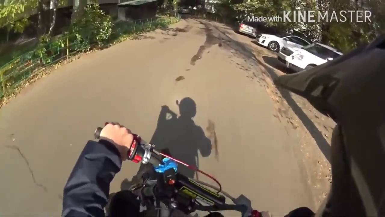 Pitbike vs police GoPro 2016