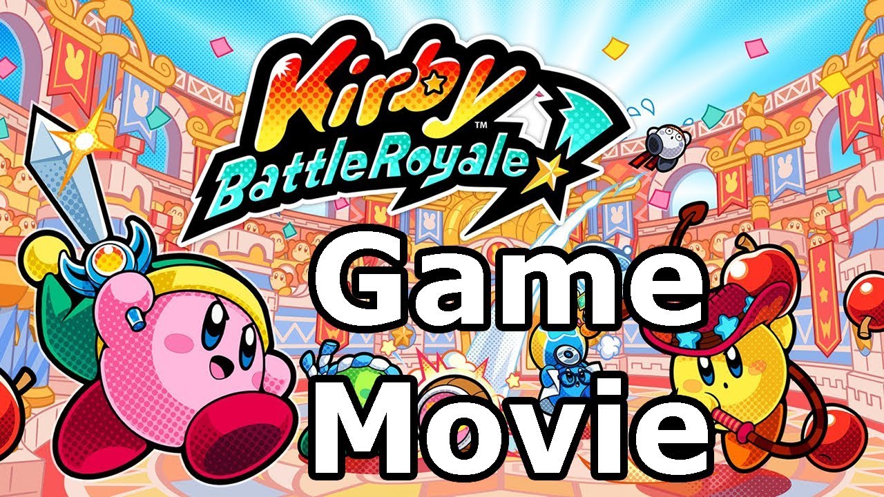 Kirby Battle Royale - All Cutscenes (Game Movie)