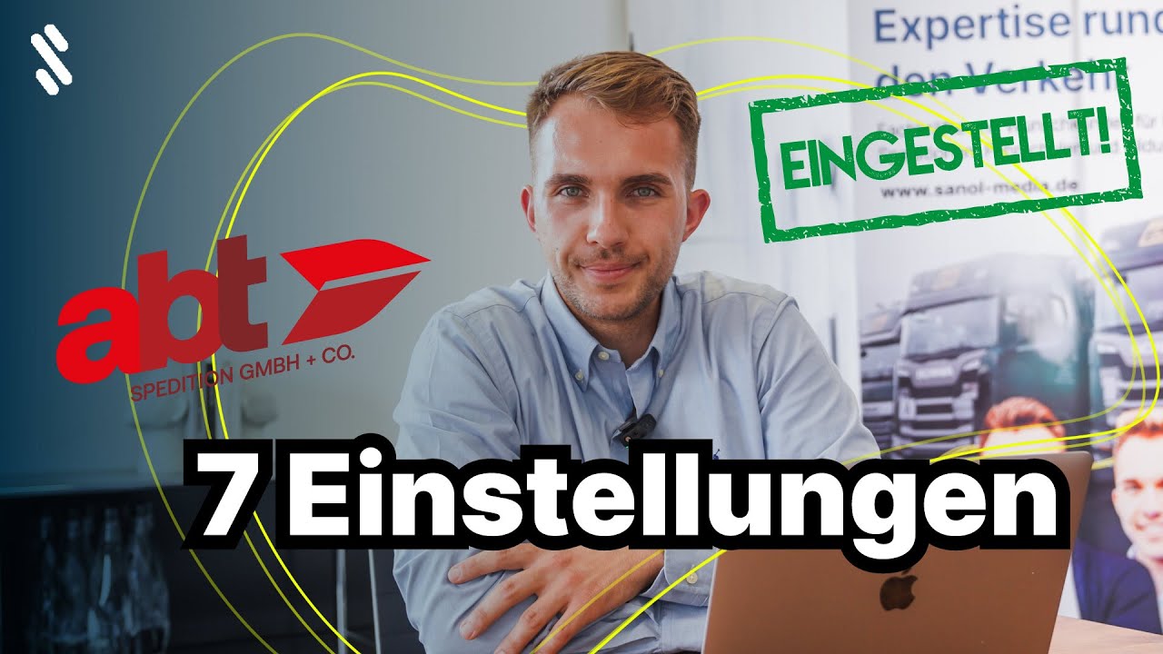 7 Fachkräfte EINGESTELLT Abt Spedition (Kraftfahrer & Speditionskaufleute) - Erfahrung SANOL MEDIA