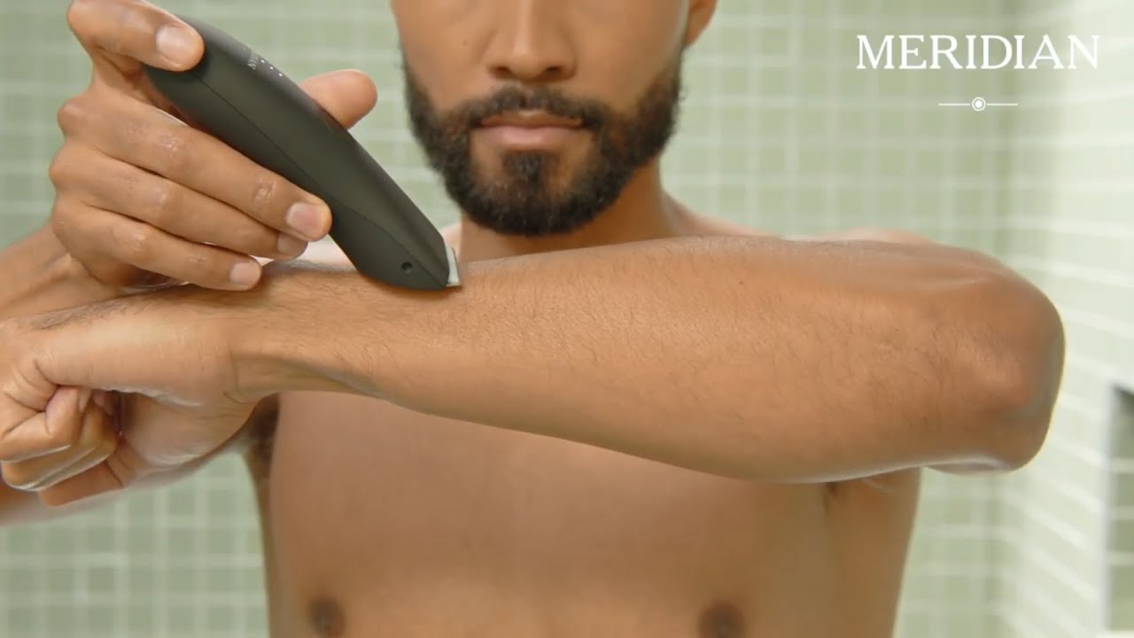 How men use The Trimmer | Meridian Grooming Waterproof and Cordless for Wet/Dry Use