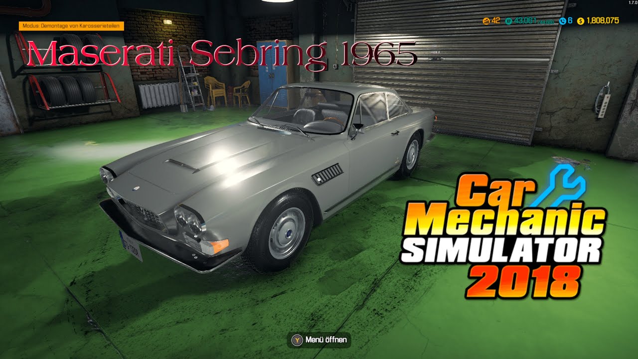 Car Mechanic Simulator 2018 | Komplette Restaurierung Maserati Sebring 1965 🚗 Ohne Kommentar |