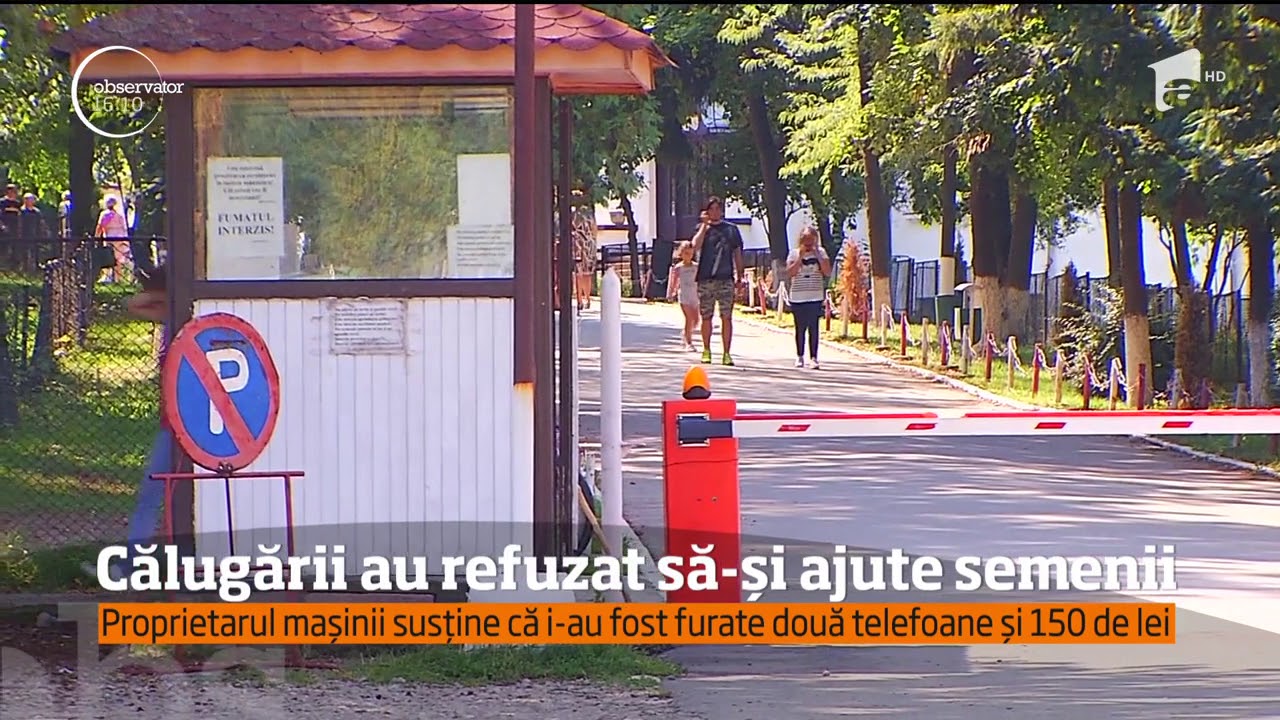 Spargere cu scandal la Mănăstirea Cernica! Un călugăr a refuzat să împrumute un telefon pentru
