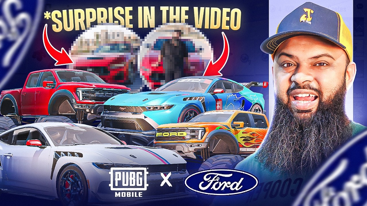 45,000UC 🔥 Motor Cruise Ford Raptor & Mustang GTD Lucky Spin 🚗💨 PUBG Mobile Crate Opening