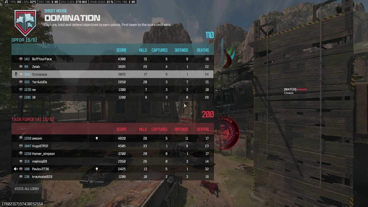 CoD MWIII 4k60fps ingame/gameplay (PC, 14900k+RTX4090)  stream