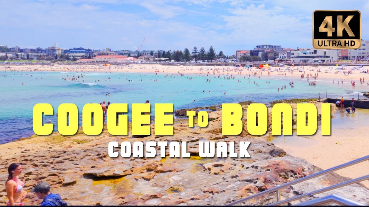 Coogee To Bondi Coastal Walking Tour,  Sydney Australia - Summer 2025 - [4K HDR] With Captions