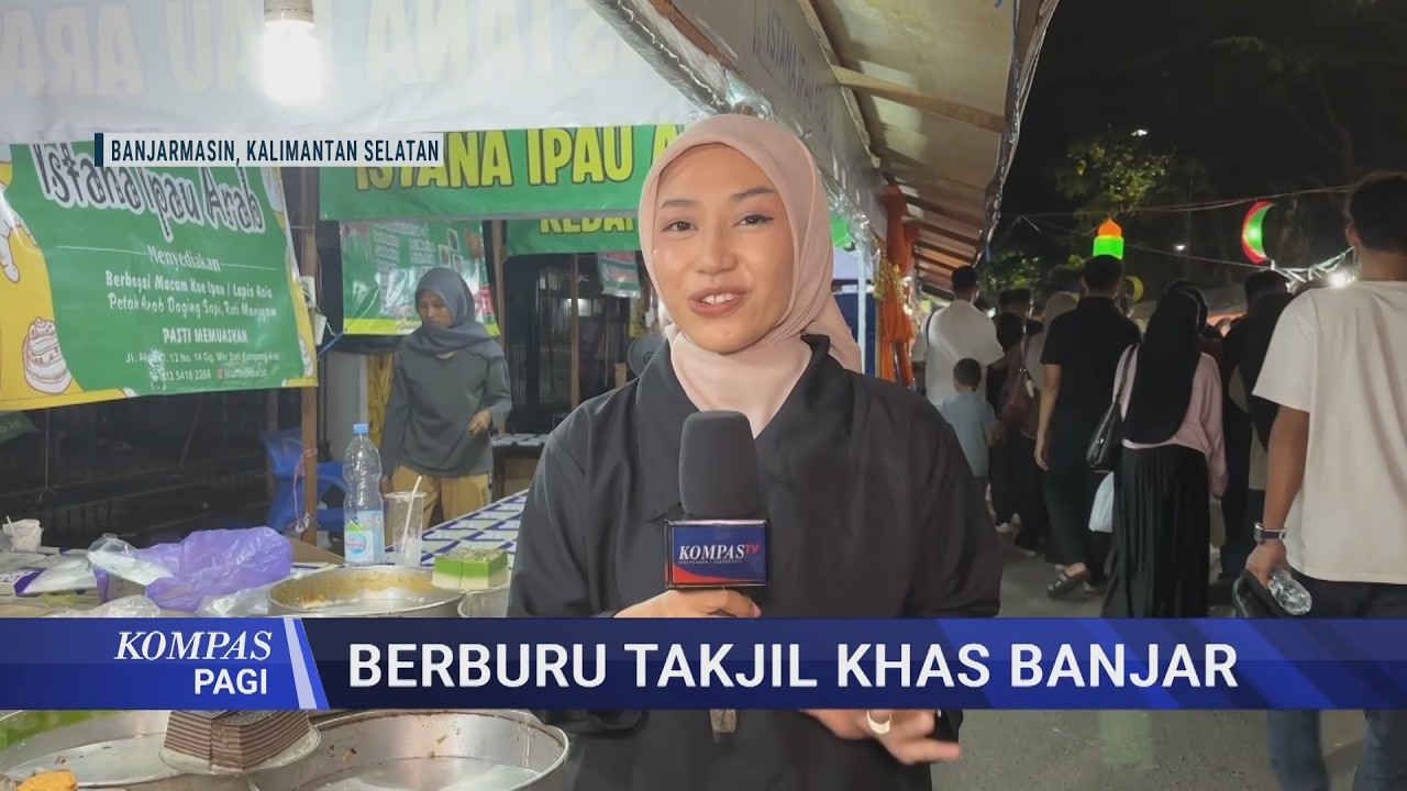 Berburu Takjil Khas Banjar di Pasar Wadai Ramadan