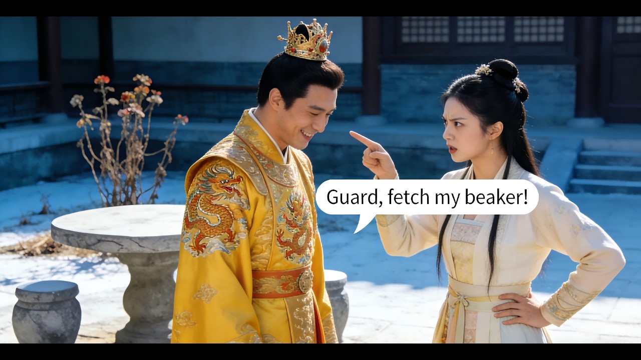 The outcast concubine is a modern chemistry PhD, even ordering the emperor like a guard.