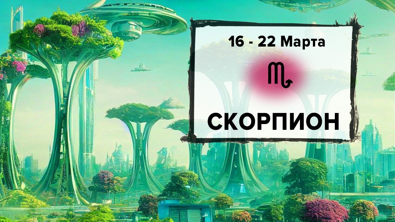 СКОРПИОН ♏ 16 - 22 Марта 2026 | Расклад таро на неделю для знака Зодиака Скорпион