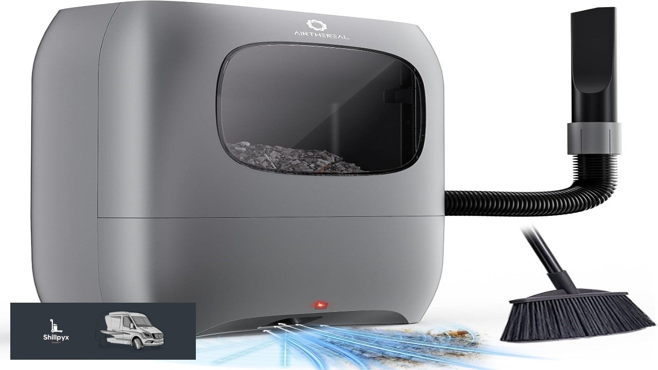 AIRTHEREAL T1 Touchless Vacuum Automatic Dustpan with 2 Operation Modes Ultra