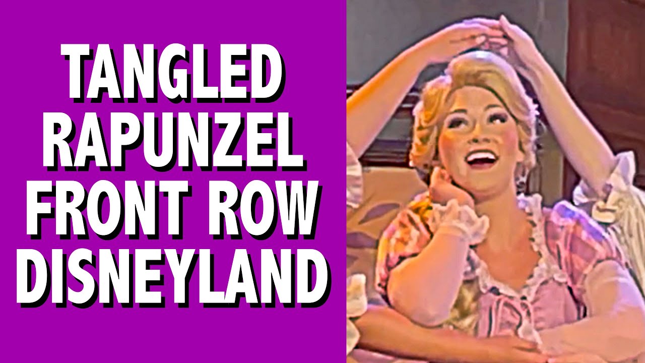 Tangled Rapunzel Front Row Princess Storytelling Disneyland