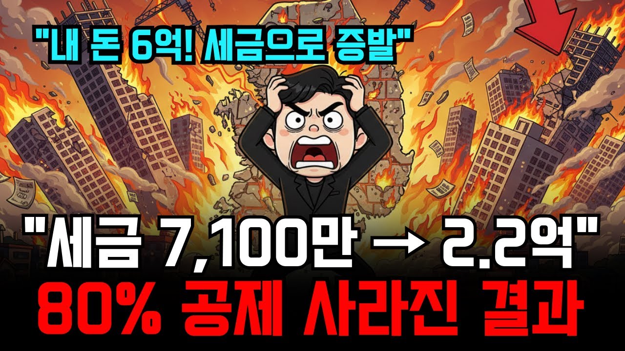 "차라리 안 파는 게 이득입니다" 1주택자 장특공 80% 붕괴, 이제 서울 집 팔아도 남는 게 없는 이유
