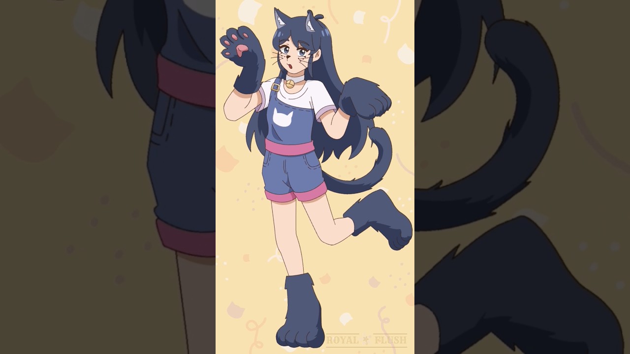 What is this! 😺   #thheliophilia #neko #catgirl #originalcharacter #originalanimation #animation