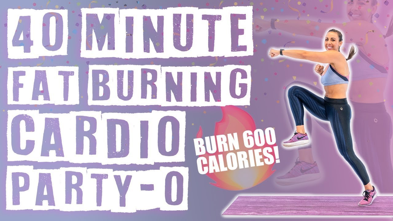 40 Minute Fat Burning Cardio Party-O Workout | No Equipment Needed 🔥Burn 600 Calories! 🔥