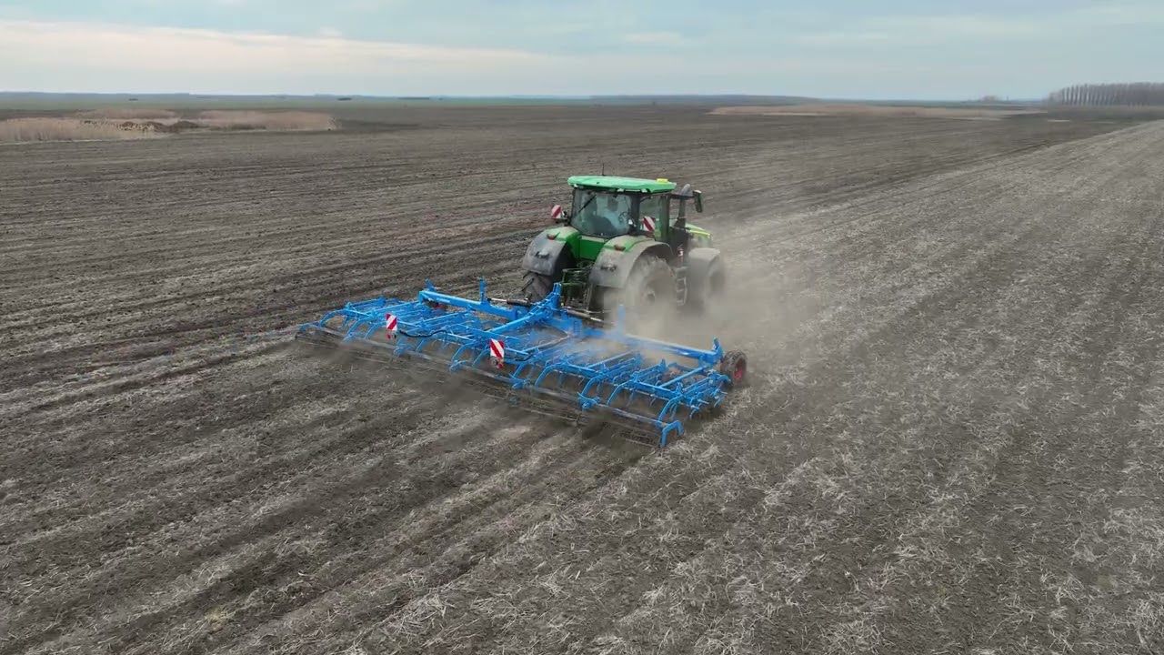 Lemken Korund 8 ( 9m) + John Deere 8R280