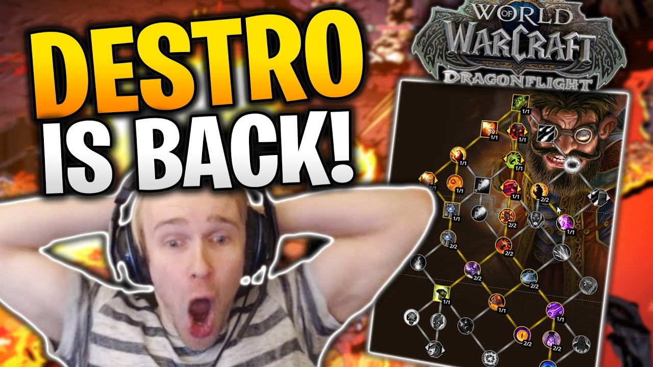WE GOT OUR BALLS BACK! Destruction Warlock DRAGONFLIGHT TALENTS! - WoW DF Alpha News