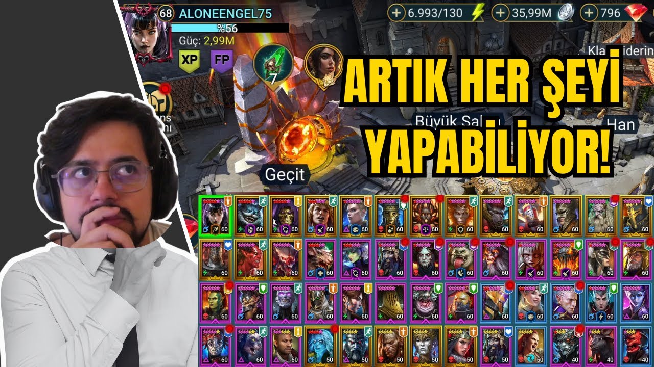 HESAP DÜZENLEMESİ! ARTIK HER ŞEYİ YAPABİLİYOR! | Raid Shadow Legends Türkçe