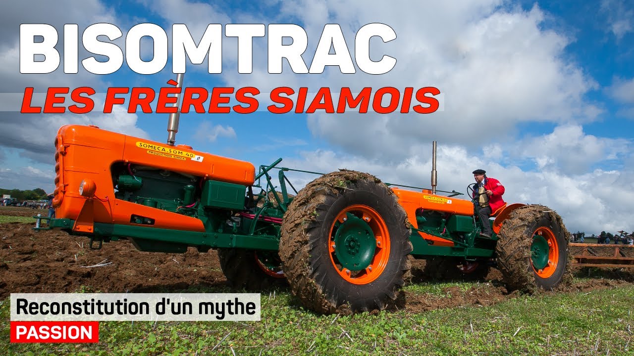Tracteur BISOMTRAC 4WD - Tandem en Someca Som 40 B