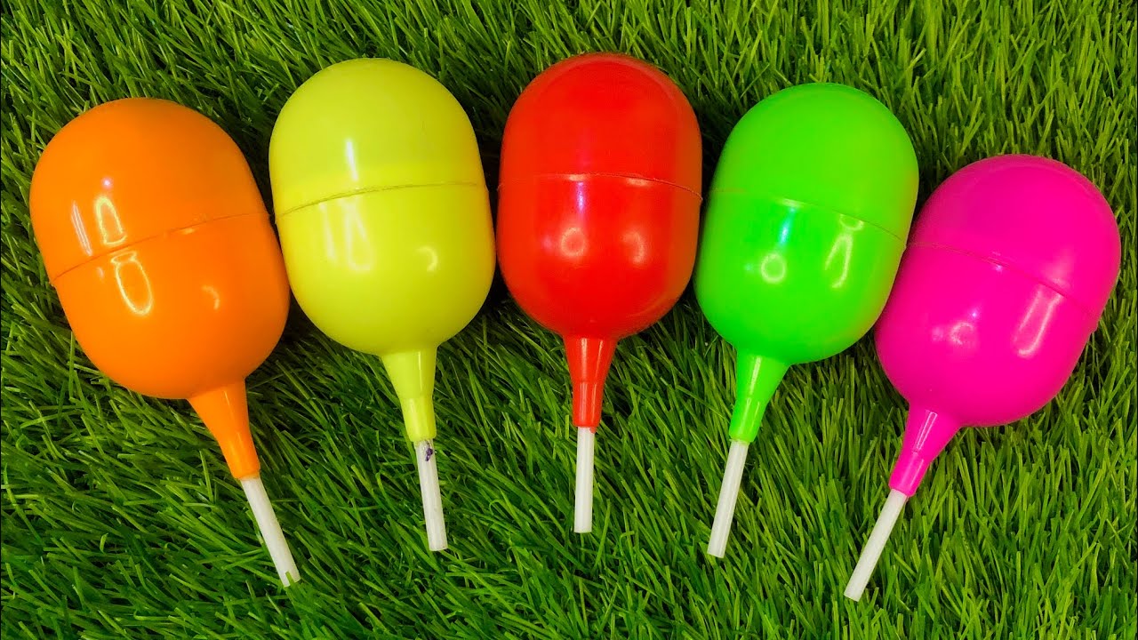 🌈Satisfying Video | Kinder Surprise and Corby Fun Egg ASMR Opening - YummyRainbow Candy Lollipops