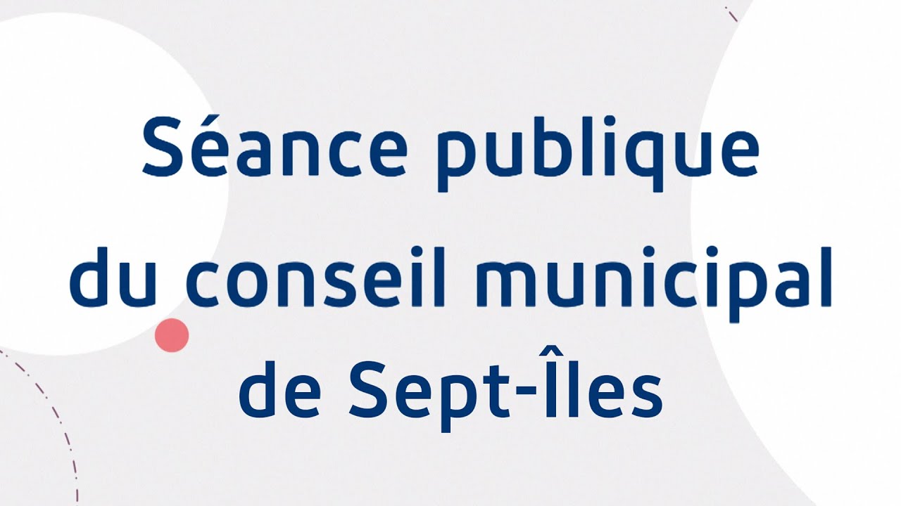 Conseil municipal de Sept-Îles - Émission 01 - 26 janvier 2026 - nousTV Sept-Îles