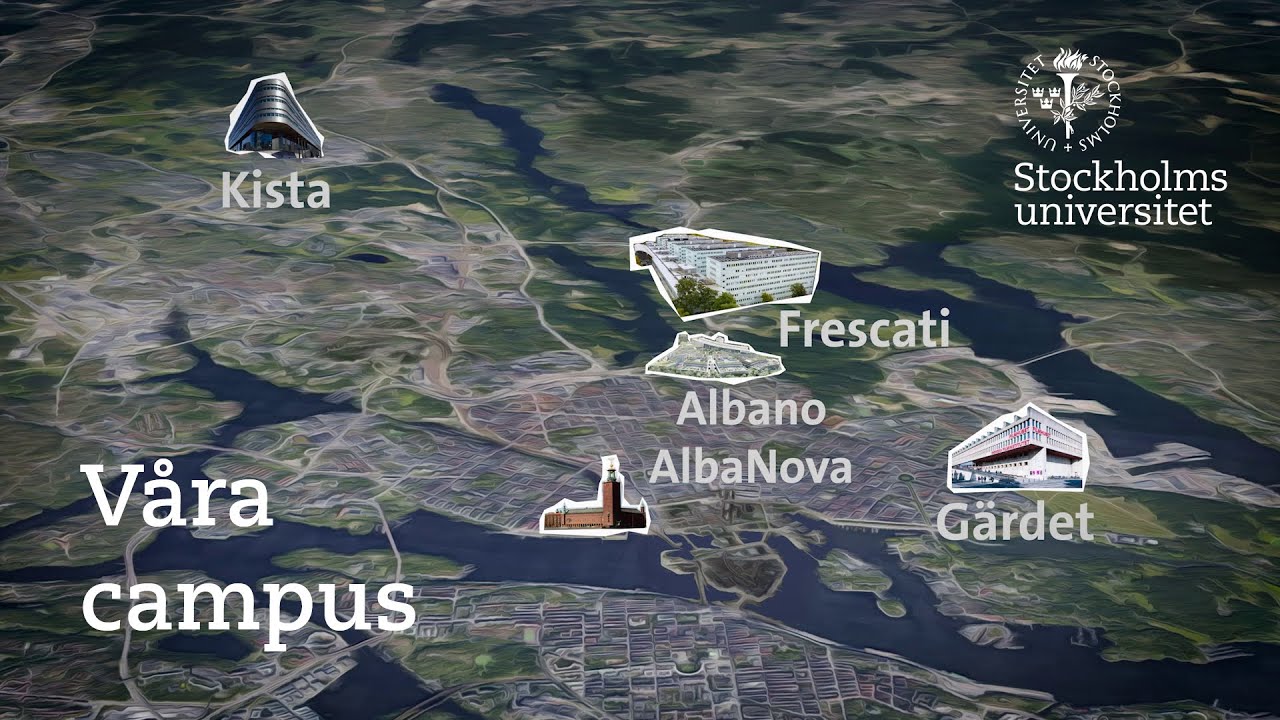Upptäck Stockholms universitets olika campus och områden | Frescati, Albano, Filmhuset, DSV