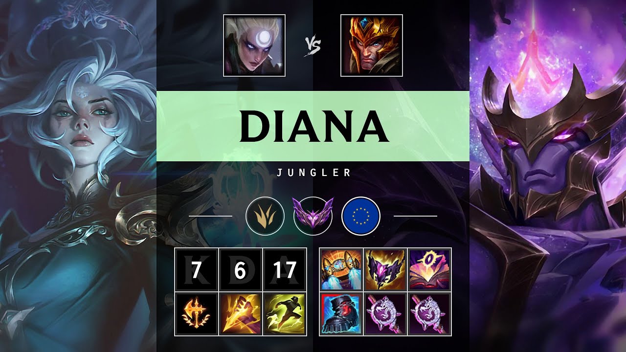 Diana Jungle vs Jarvan IV - EUW Master Patch 25.20