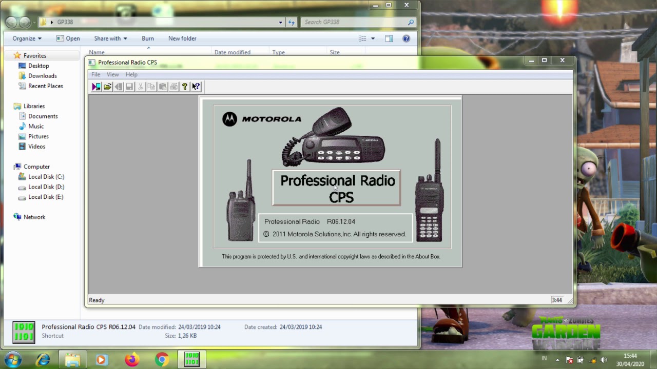 Setting Motorola GP338
