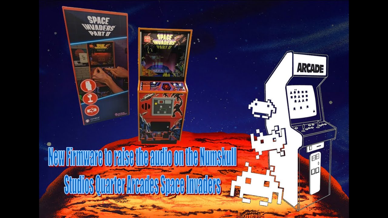 Quarter Arcades Space Invaders new Sound fix Firmware.