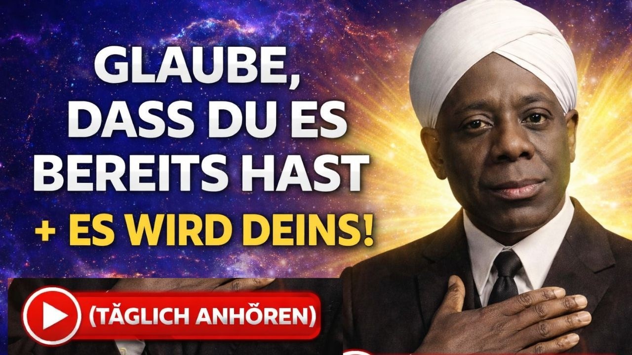 NEVILLE GODDARD – GLAUBE, DASS DU ES BEREITS HAST, UND ES WIRD DEINS (TÄGLICH ANHÖREN)