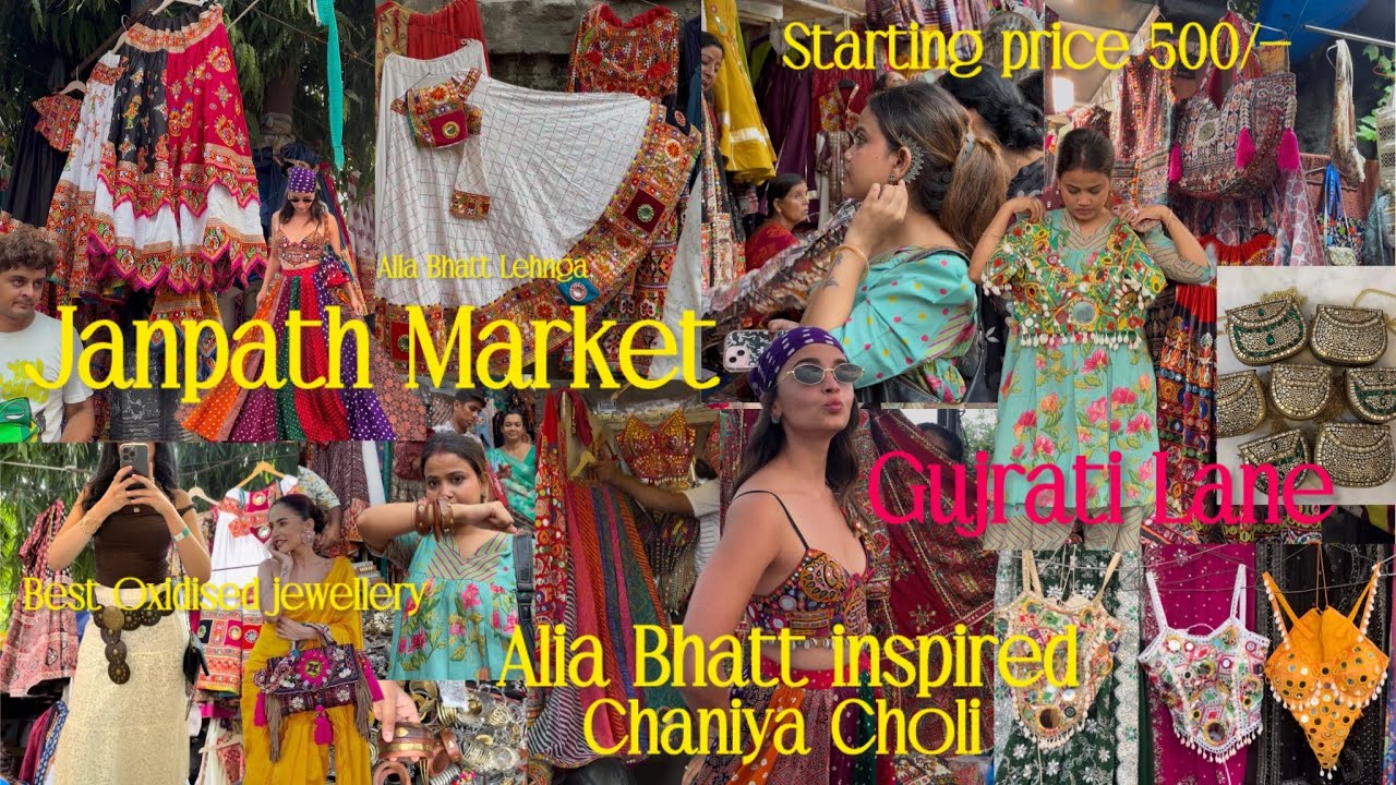 JANPATH MARKET DELHI VLOG|| SUMMER COLLECTION || STARTING RS 50/- || SUMMER TOP, DRESSES, BAGS