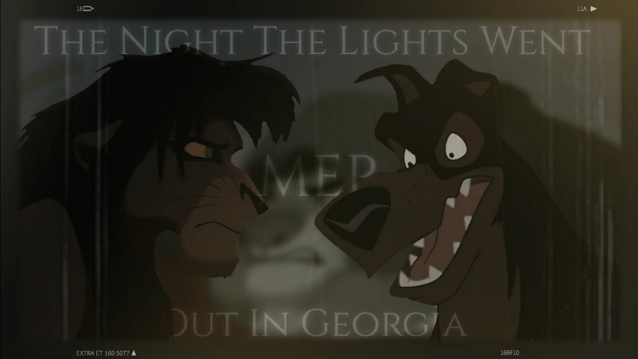 the night that the lights went out in georgia | complete animash map