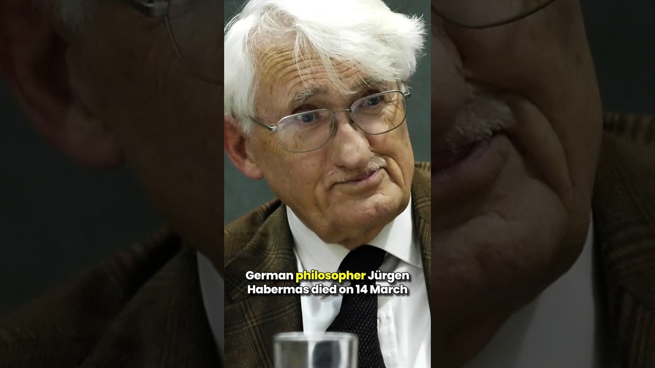 J&uuml;rgen Habermas (1929&ndash;2026). #Habermas #PoliticalTheory #Democracy #PublicSphere #CriticalTheory