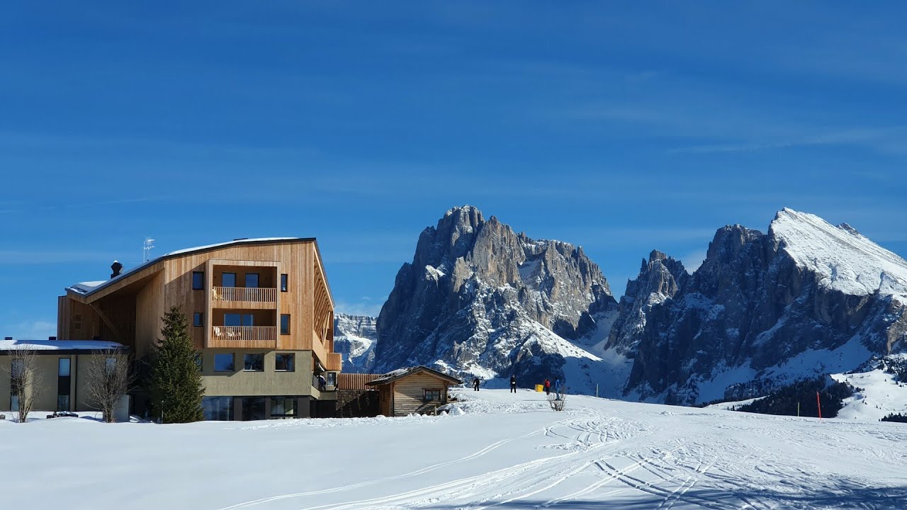 Seiser Alm Auffahrt zum Hotel Icaro
