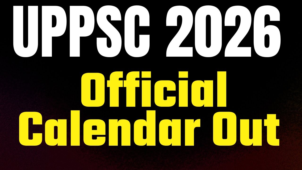 UPPSC 2026 Official Calendar Out | Exam Dates जारी | Big Update | GS Forum Official