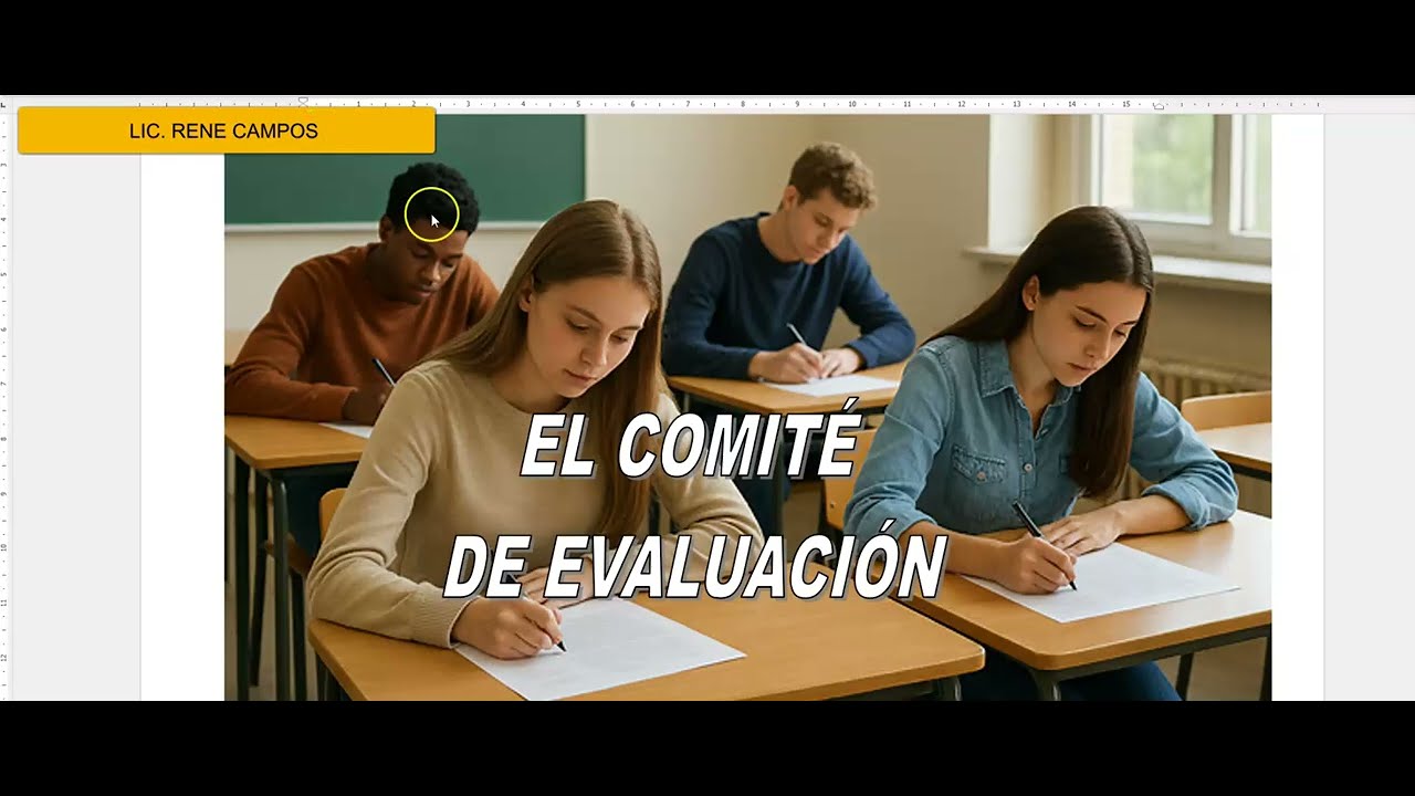 El comité de evaluación