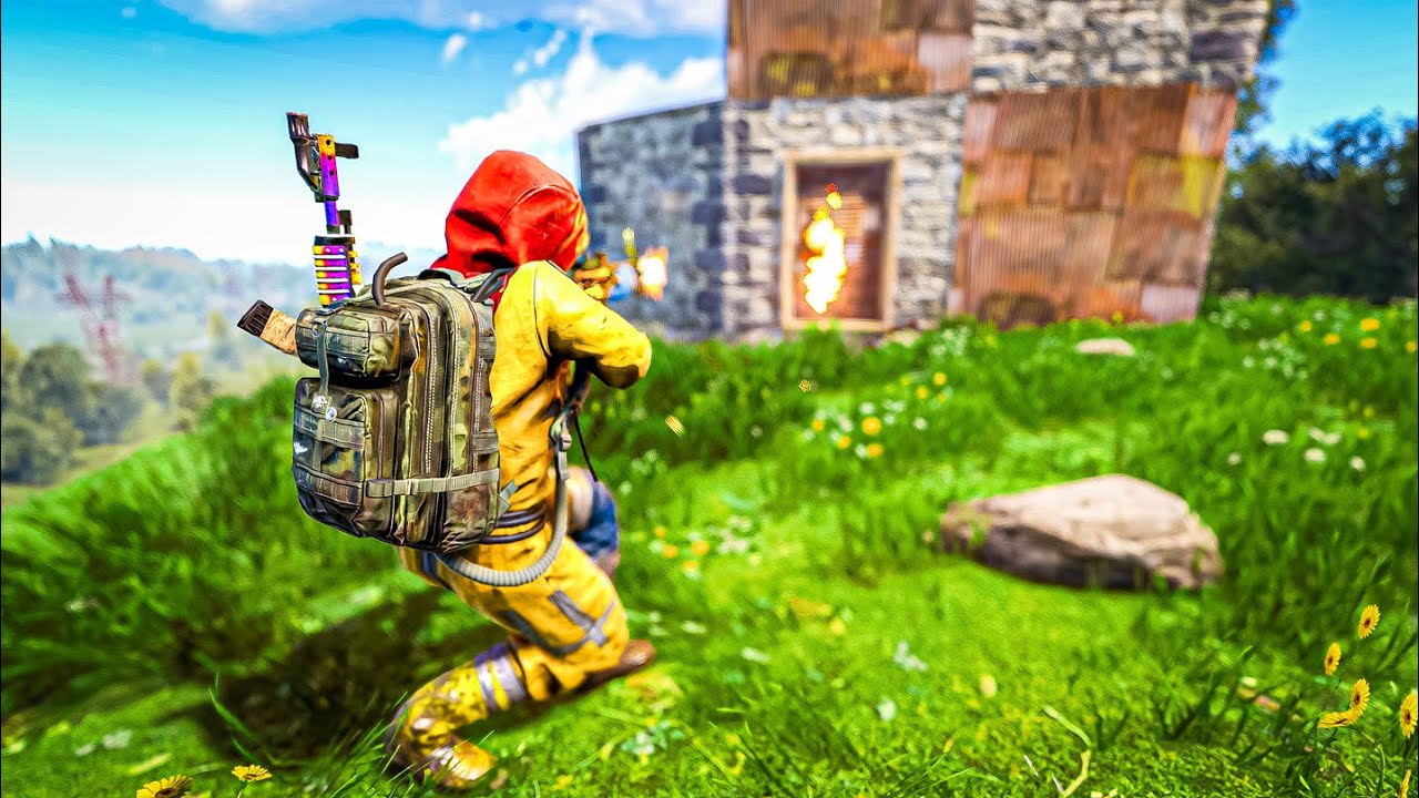Solo Raid Day, Setting Up Shop and Transit Shenanigans 😵 - RUST SOLO #8 S140